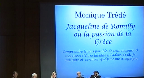 Αφιέρωμα στη Jacqueline de Romilly Αφιέρωμα στη Jacqueline de Romilly
