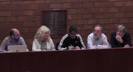 Η κρίση στην ελληνική κοινωνία μέσα από την ταινία μικρού μήκους - Τέταρτη ενότητα: Στρογγυλό τραπέζι - Τοποθετήσεις εκπροσώπων κινηματογραφικών φορέων & Κινηματογραφιστών Η κρίση στην ελληνική κοινωνία μέσα από την ταινία μικρού μήκους - Τέταρτη ενότητα: Στρογγυλό τραπέζι - Τοποθετήσεις εκπροσώπων κινηματογραφικών φορέων & Κινηματογραφιστών